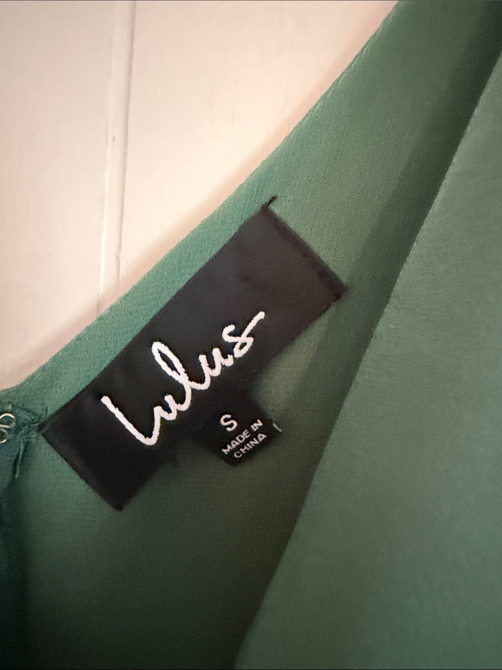 Lulu's Forest Green Ruffle High-Low Midi Dress - Picture 2 of 3
